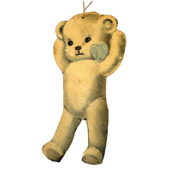 Merrimack Paperboard Die Cut Teddy Bear Ornament - Picture 1 of 15